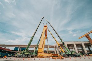 singapore industrial photography worksite construction with cranes